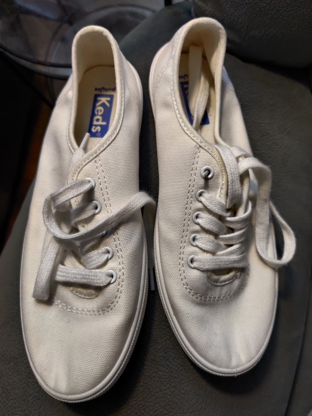 Keds Women’s Champion Canvas Sneakers in Off-White